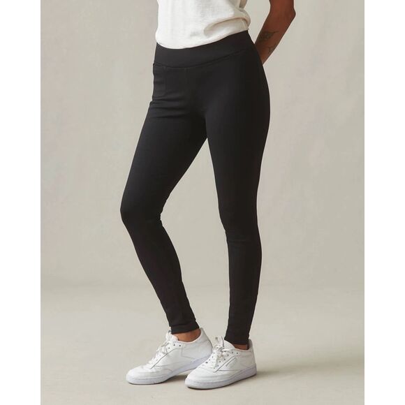 $5/$25 American Giant Ponte Slim Knit Pants Size 6 Small Pull On Modal Stretch - Picture 1 of 11